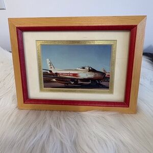 Framed Canadian Air Force Jet Photo